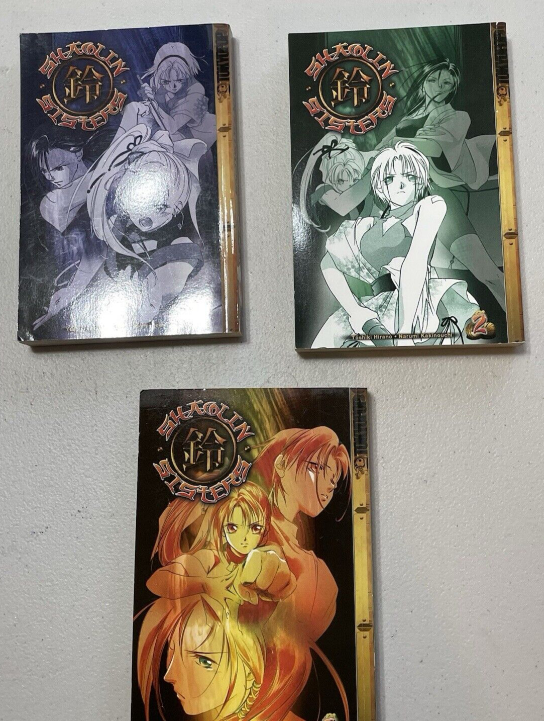 Libro manga Shaolin Sisters Vol 1-3 Toshiki Hirano, Narumi Kakinouchi Tokyopop
