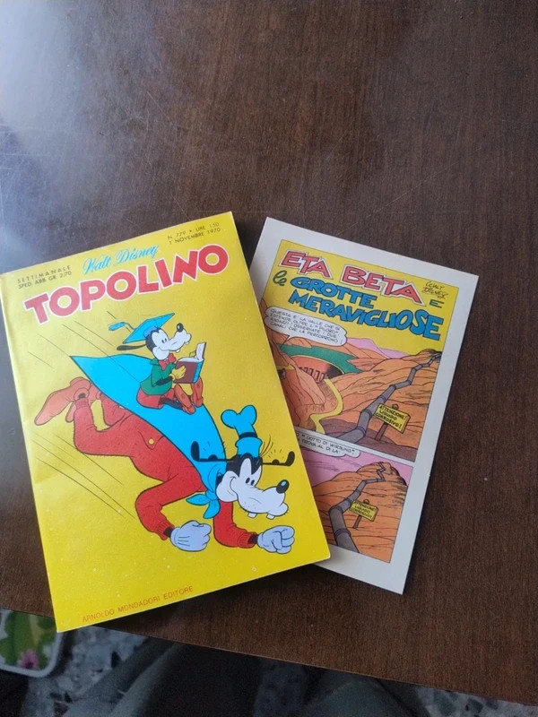 TOPOLINO N. 779 - CON BOLLINI, CARTOLINA, CEDOLA ED INSERTO ETA BETA - OTTIMO