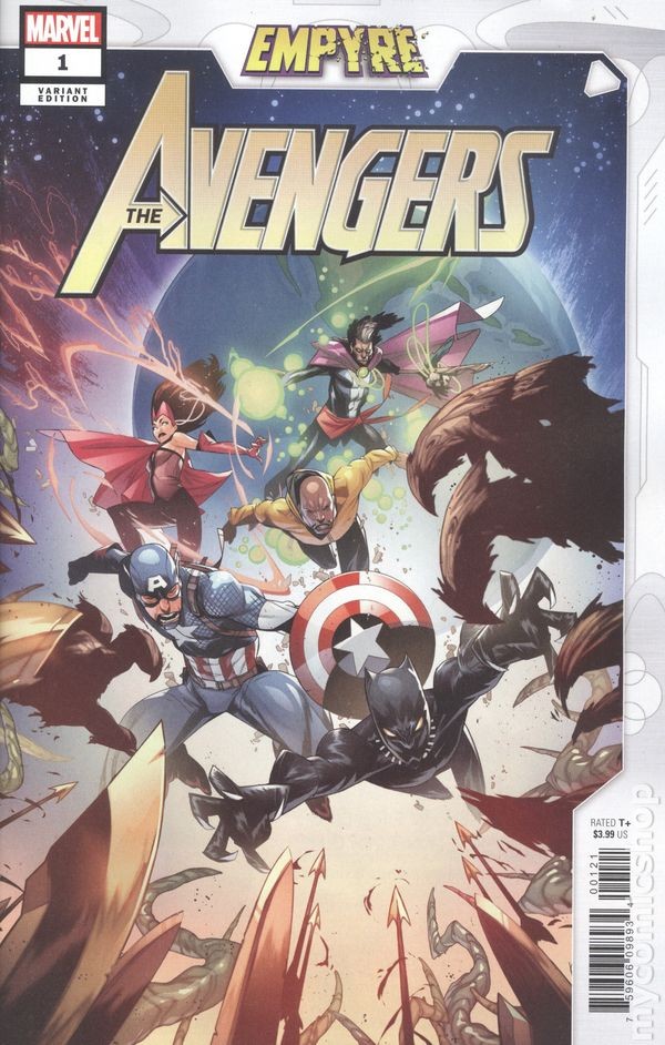 Empyre Avengers 1B variante Jacinto quasi nuovo 2020 immagine stock