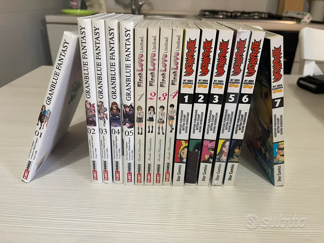 Manga vari sfusi