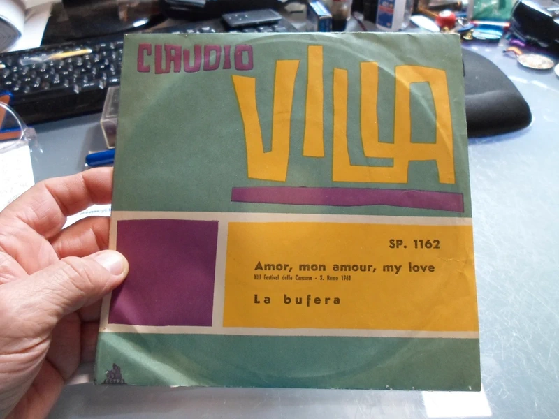 Disco de vinilo single d Claudio Villa