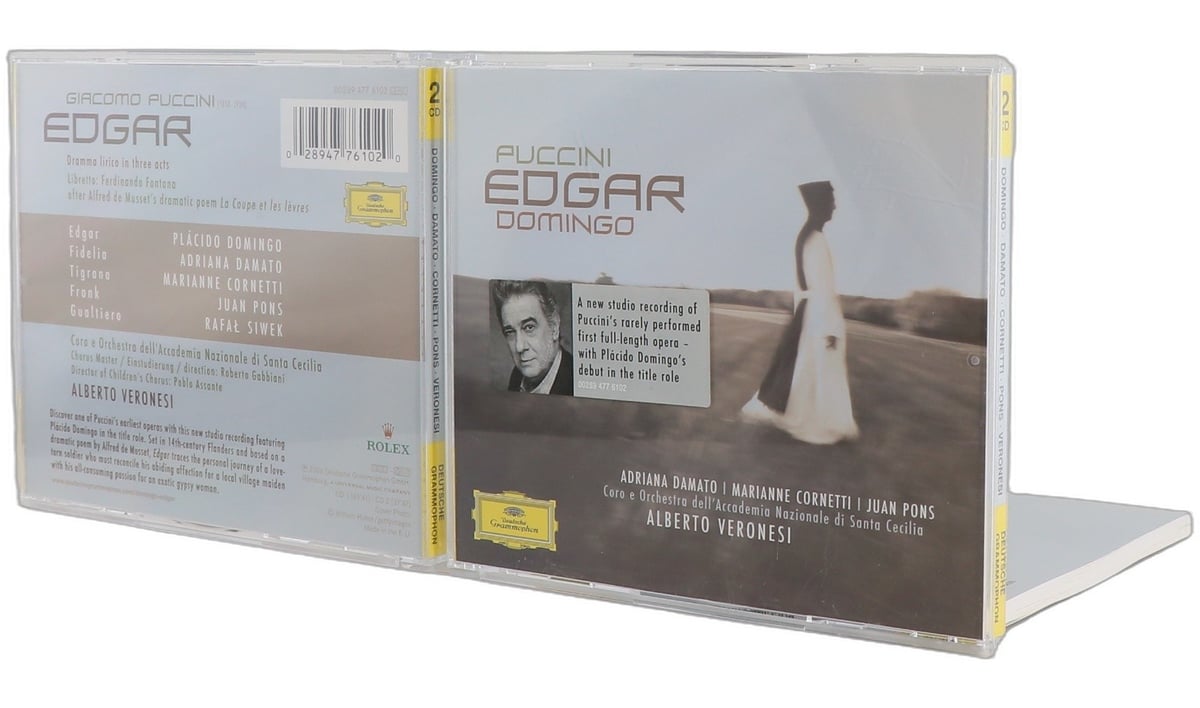 Puccini Edgar Placido Domingo Damato Pons Deutsche Grammophon 2 CD Box Set 2006