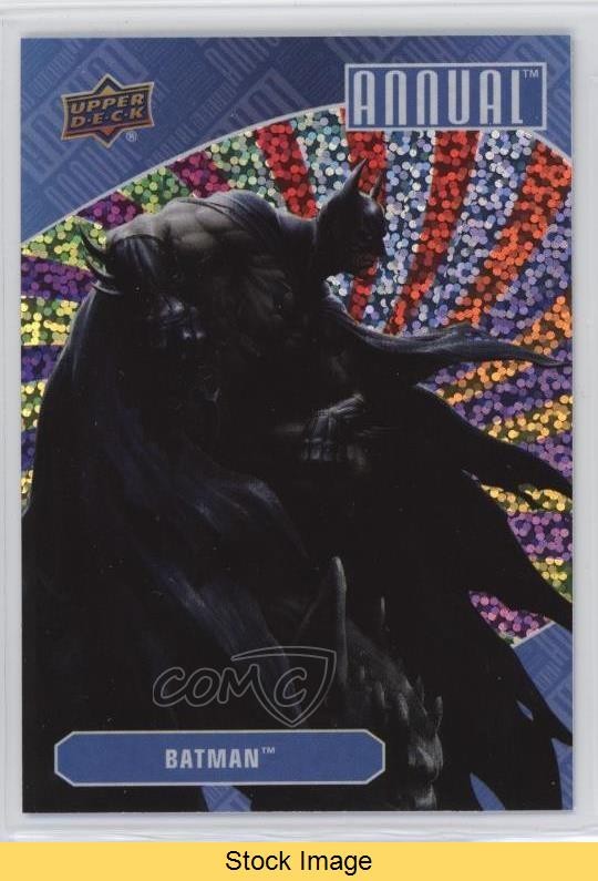 2023-24 Upper Deck DC Annuale Color Wheel Sparkle Batman #25 LEGGI 1d74