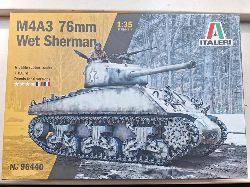 M4A3 76mm Wet Sheridan - Italeri 1/35