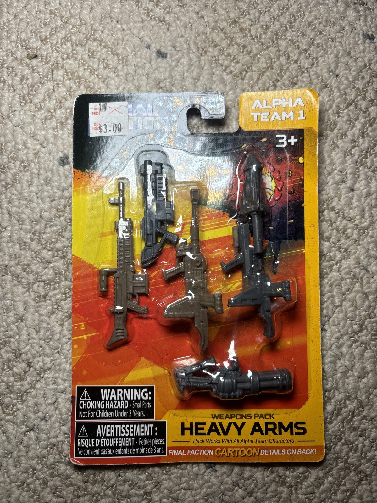 Heavy Arms Final Faction Alpha Team 1 one Kharn Series 1 Weapons Upgrade