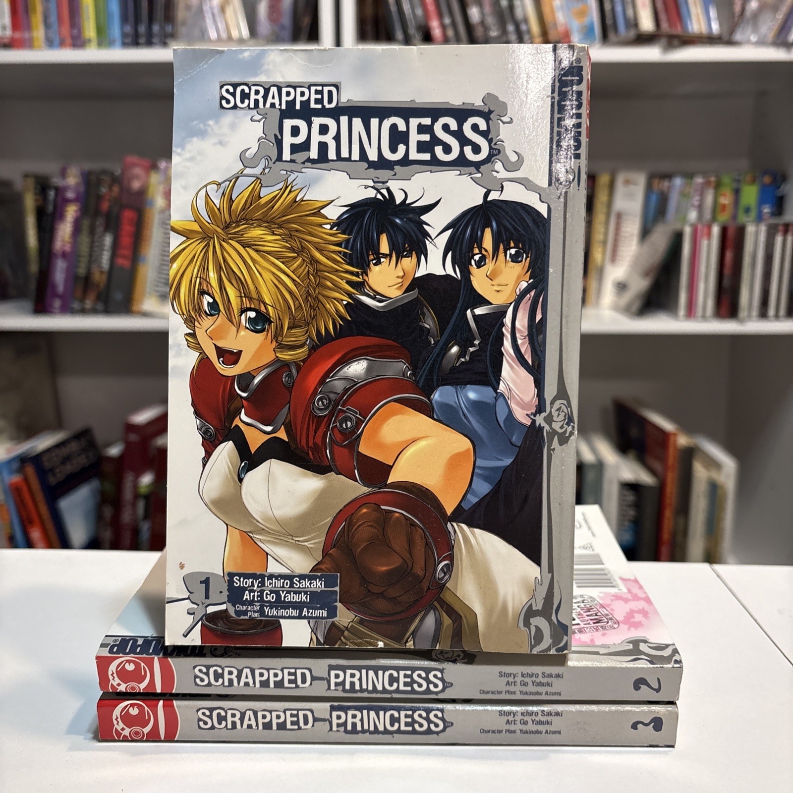 Scrapped Princess Vol 1-3 manga inglese Tokyopop Ichiro Sakaki anime retrò fuori produzione