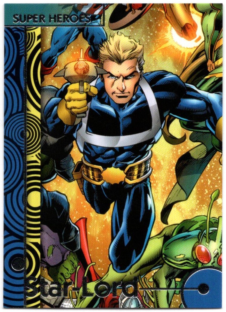 2013 Marvel Fleer Retro BASE SET CARD #42....STAR-LORD