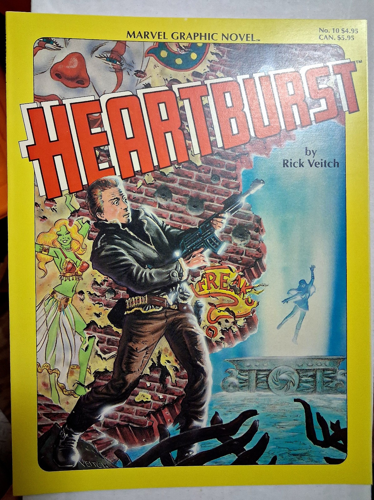 Marvel Graphic Novel #10 Heartburst Rick Veitch 1984