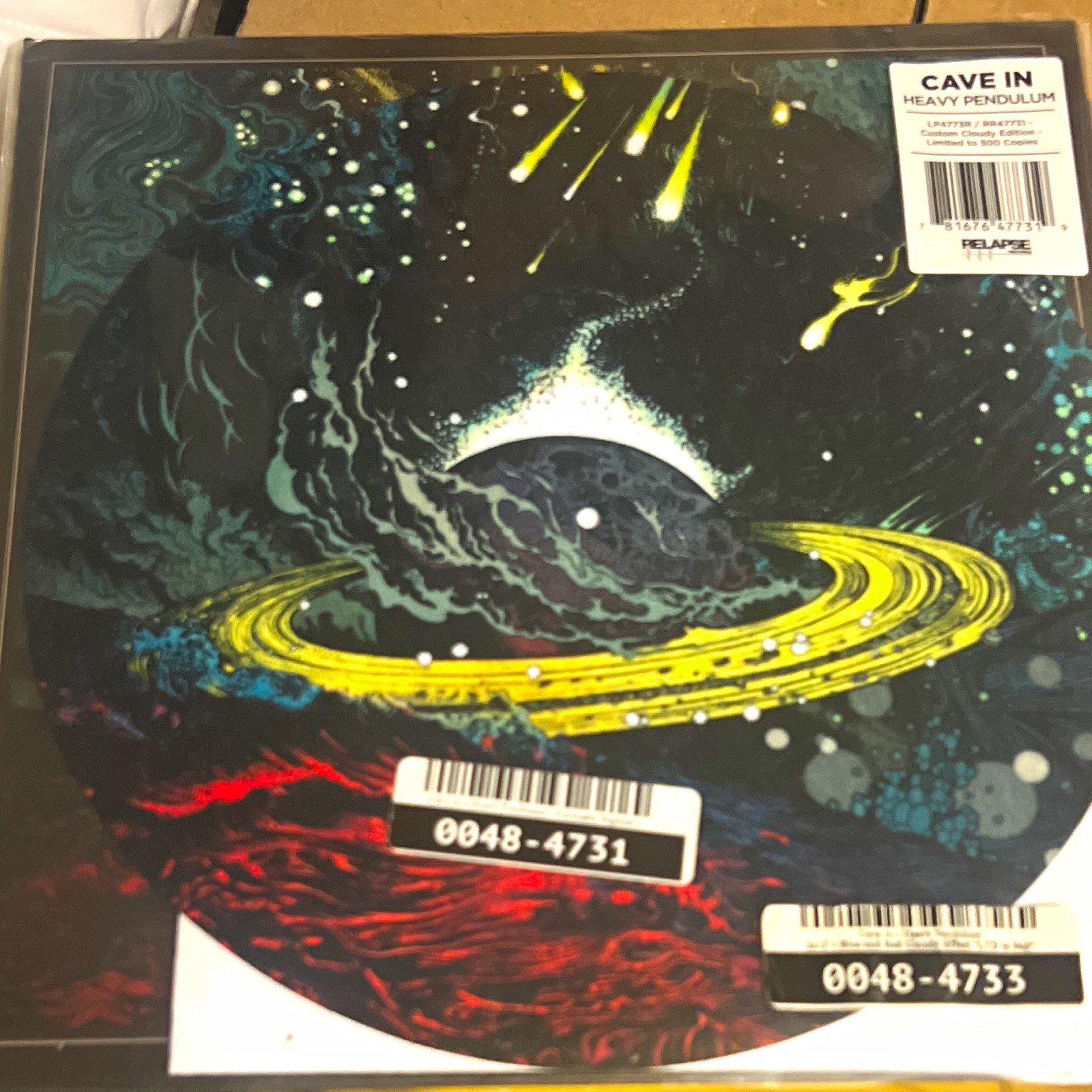 Cave In - Heavy Pendulum (Relapse) Vinyl Custom Cloudy Edition /500 NEW/Sealed