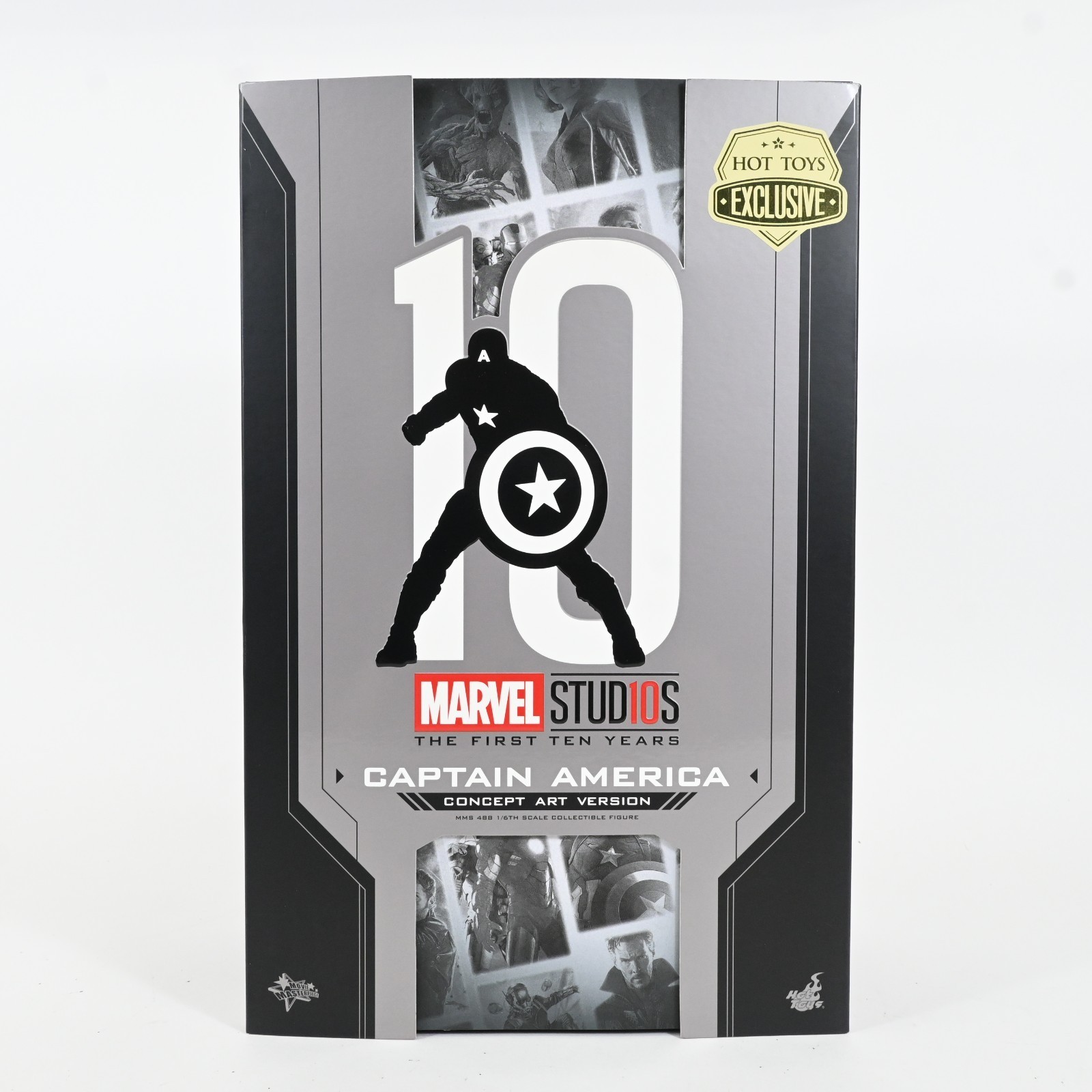Hot Toys MMS488 Captain America Concept Art Marvel Studios 10th 1/6 Figure