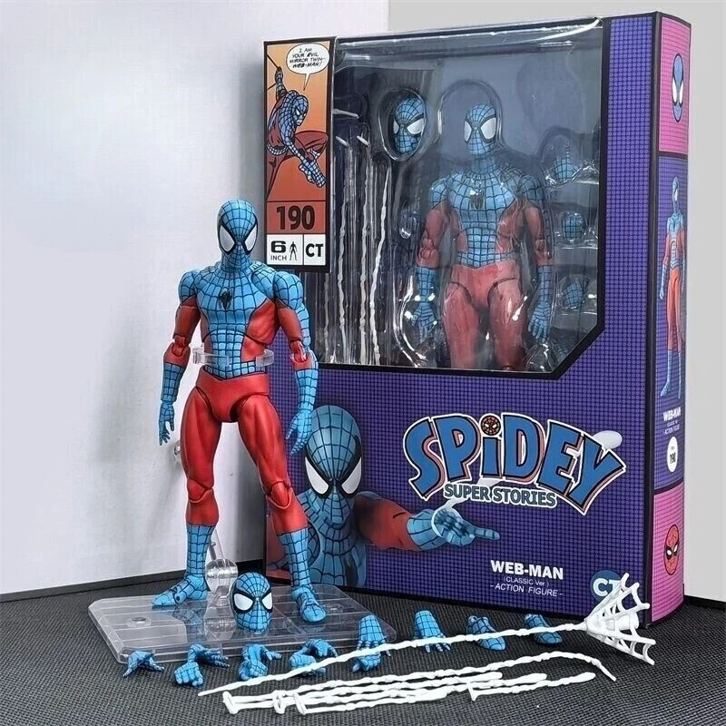 Spidey Super Stories Web-Man Spiderman 6" Action Figure CT Toys #190 New In Box