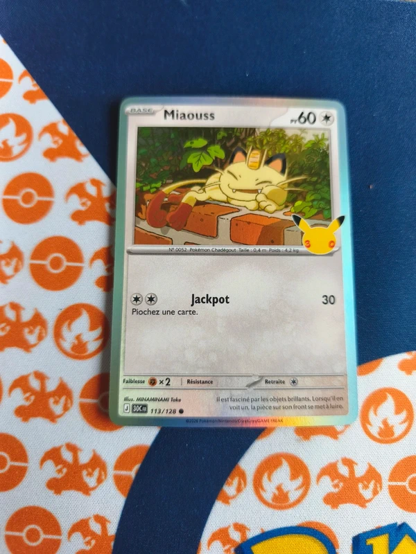 Carte Pokémon Miaouss Holo