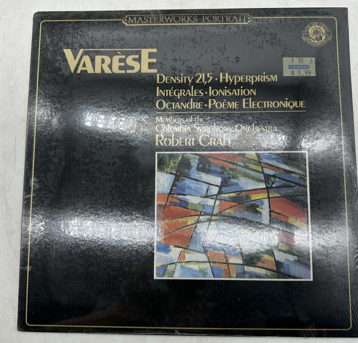 Varese Robert Craft Density 21,5 Hyperprism Intégrales... CBS MP 38773 NEW