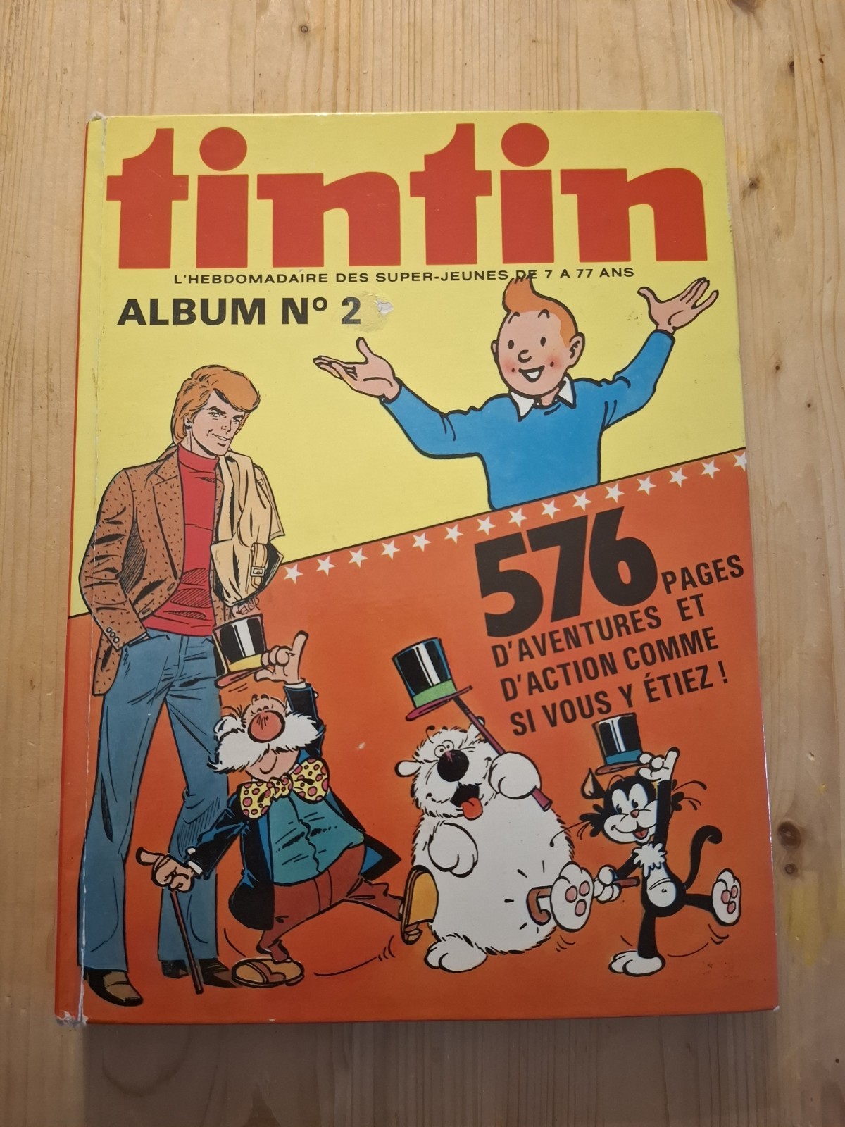 Tintin Album N°2 1978 Recueil Journal N°143 à 152 576 Pages BD Vintage