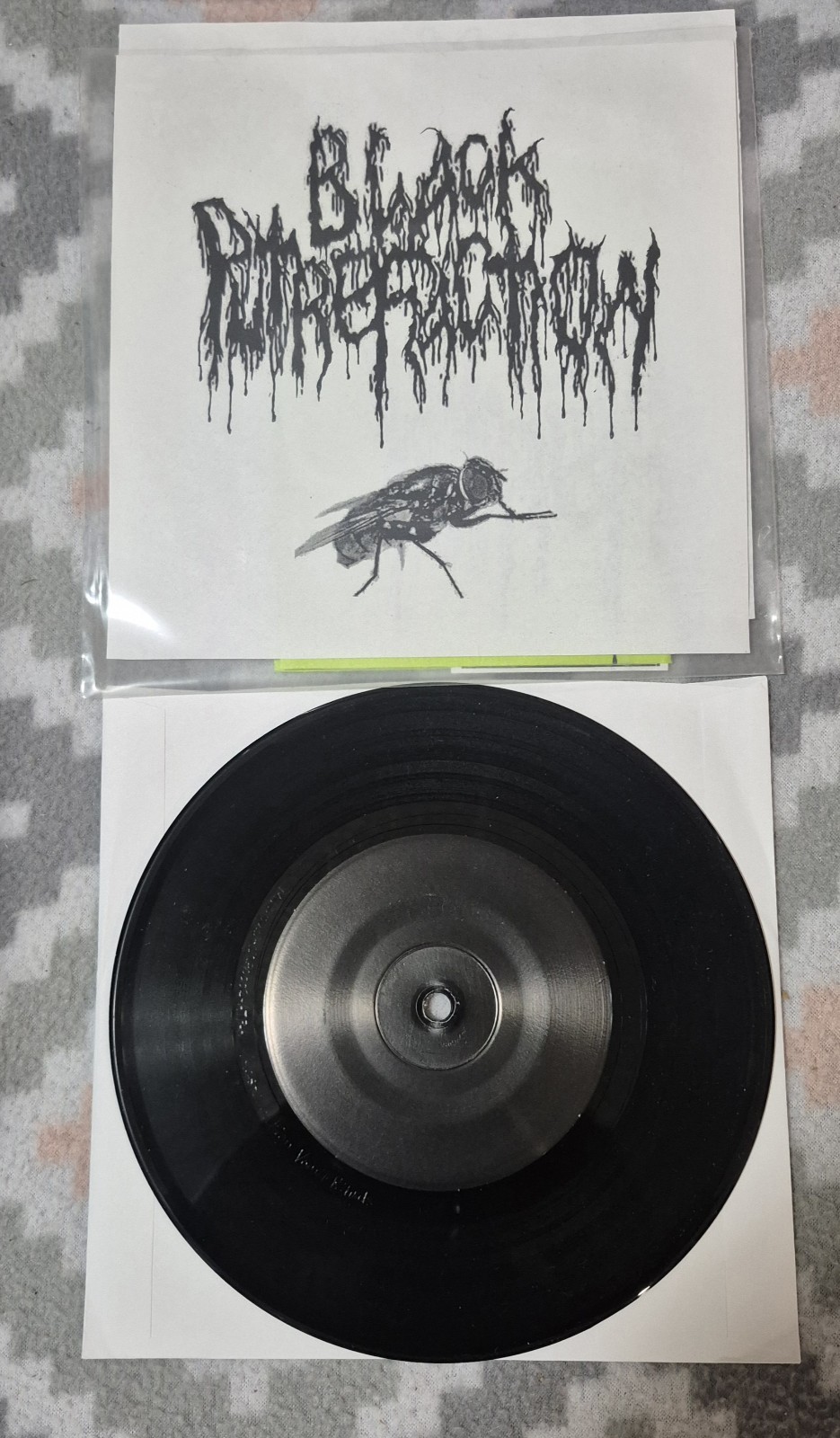 HTF Black Putrefaction/Anal Throne Split 7"  Gore Grind NEW DEAD STOCK COPY