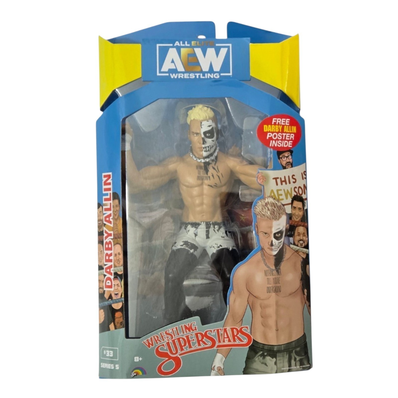 AEW Wrestling Darby Allin Superstars Collection Figurina 6" #35 Serie 5 Nuova