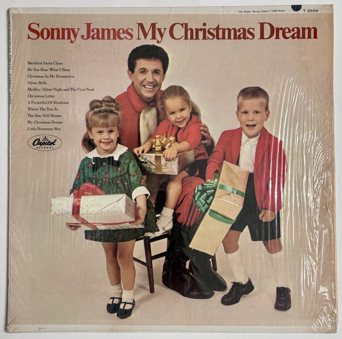 Sonny James - My Christmas Dream - Vinyl LP Capitol ST-2589 Ultrasonic Cleaned