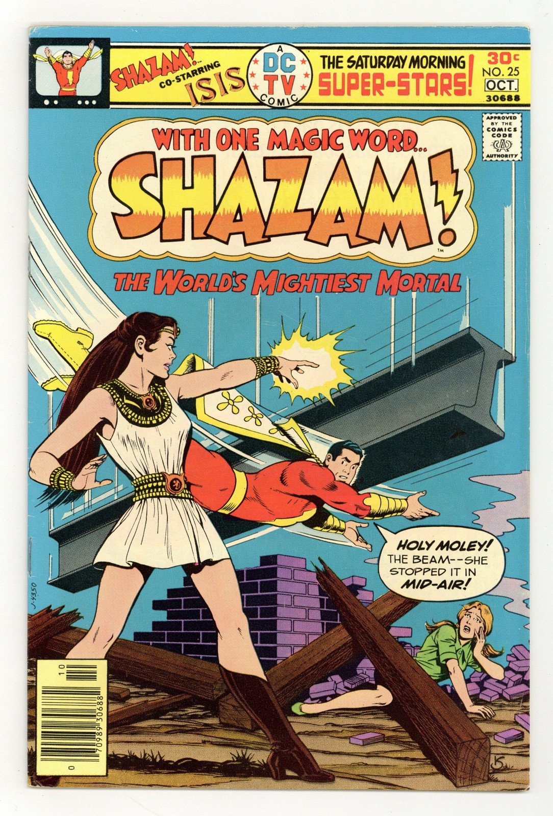 Shazam #25 VG- 3.5 1976 1st app. Isis