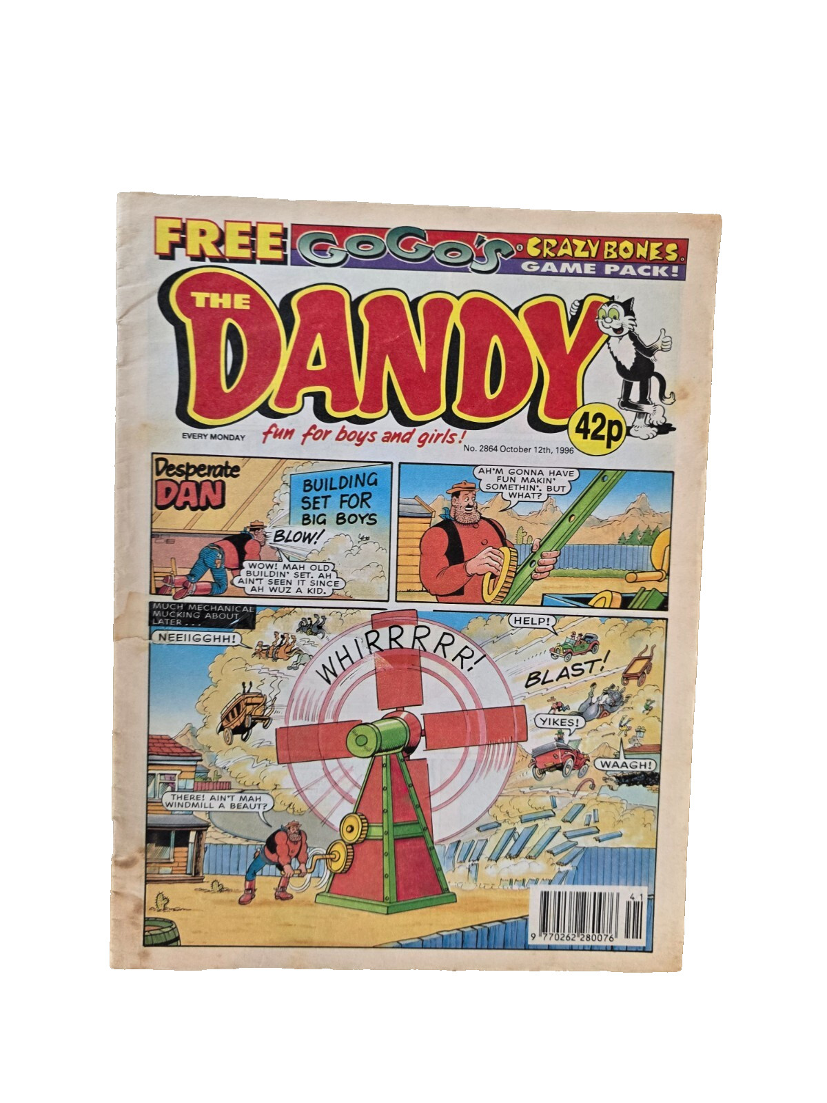 The Dandy Comic No. 2864 October 12th 1996