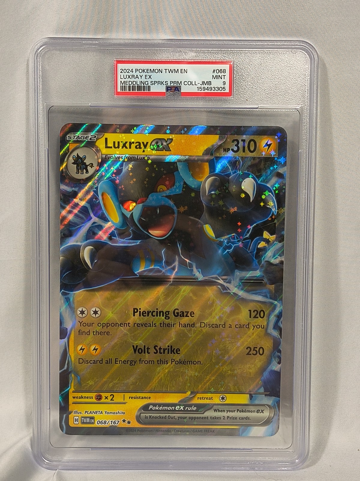 Luxray ex - (Meddling Sparks Premium Collection) 068/167 Jumbo Cards Holo