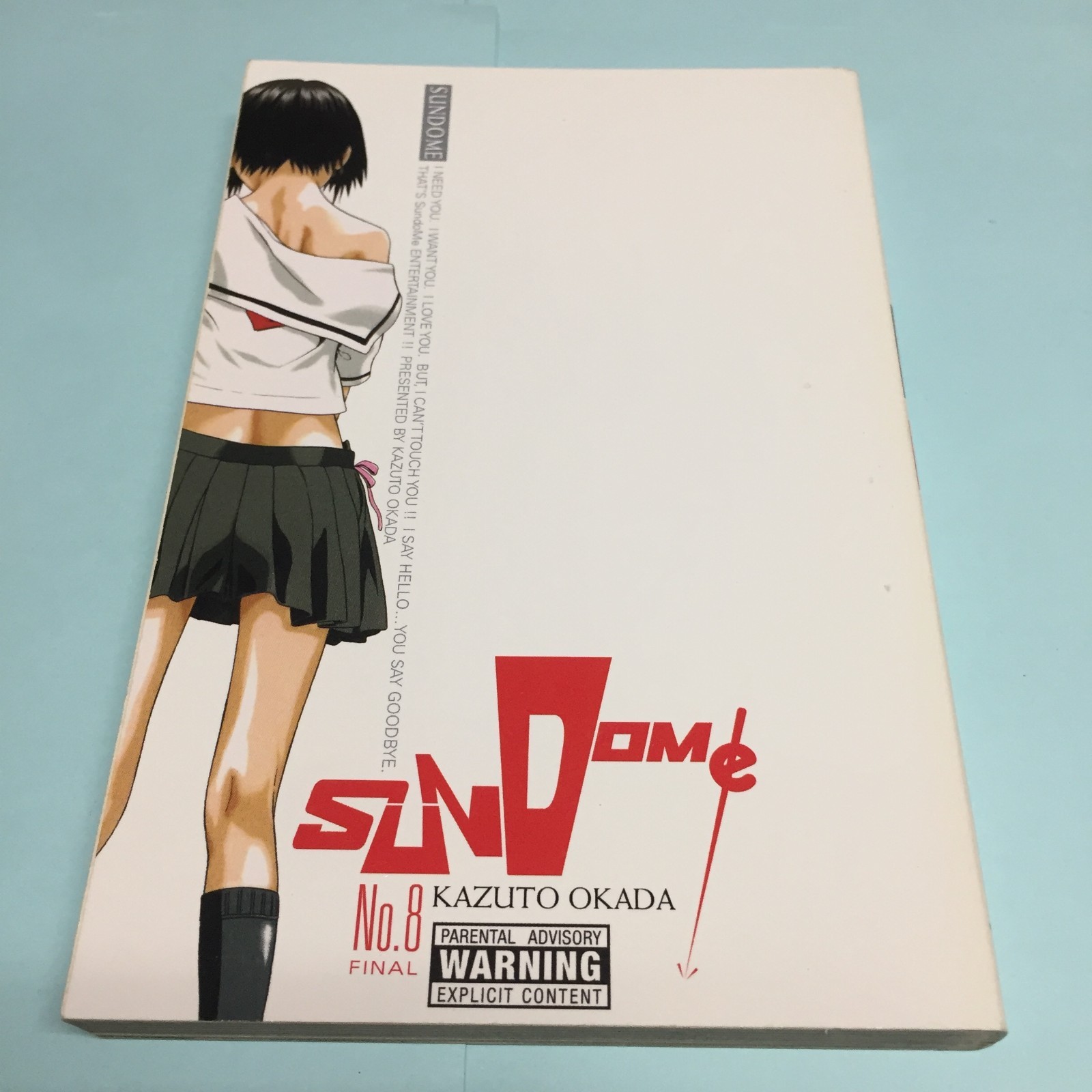 Sundome Volume 8 Manga Inglese Kazuto Okada