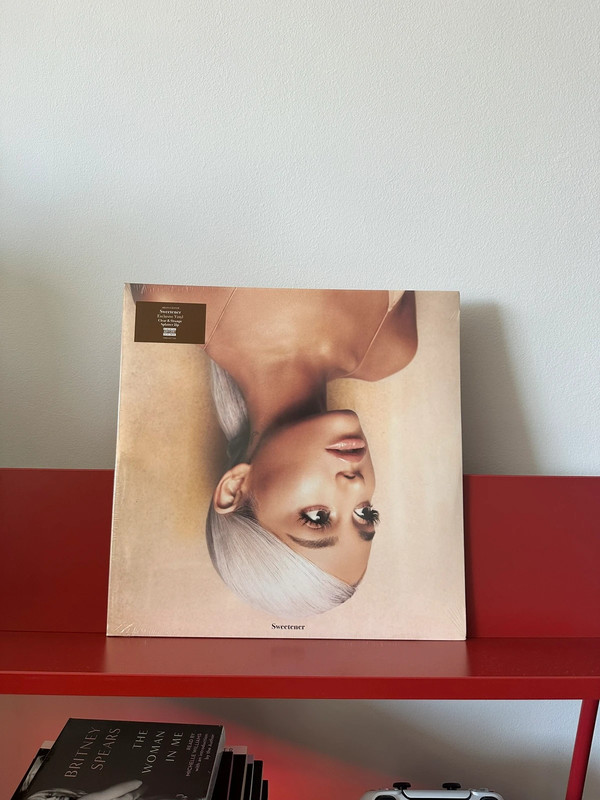 Vinyl Sweetener Limited Edition Clear With Orange Splatter Ariana Grande