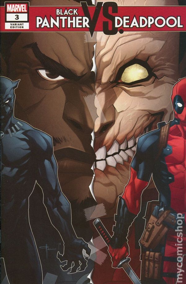 Black Panther vs. Deadpool #3B Yildirim variante FN/VF 7.0 2019 immagine stock