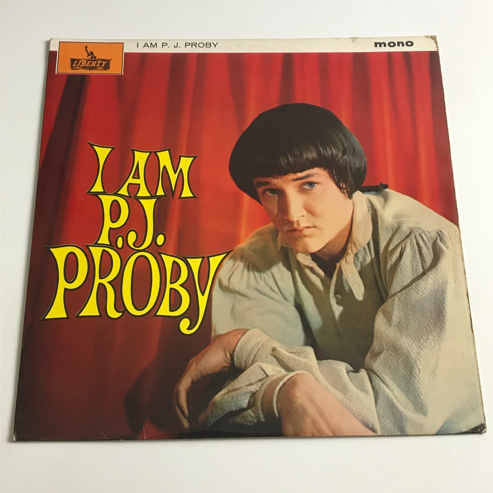 P.J. Proby - I Am P.J. Proby First Press LP Vinyl Record - LBY 1235 VG+/VG+