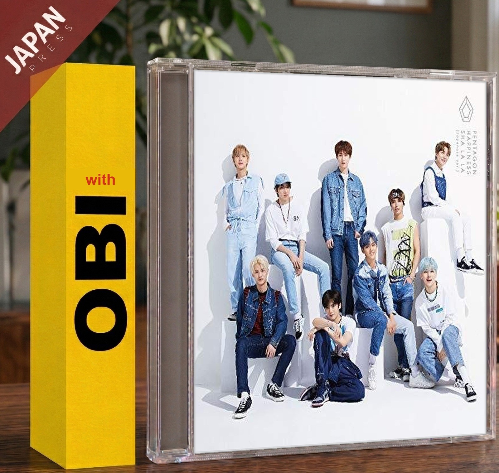 PENTAGON - HAPPINESS / SHA LA LA(Regular Edition) w/OBI CD Japan Import