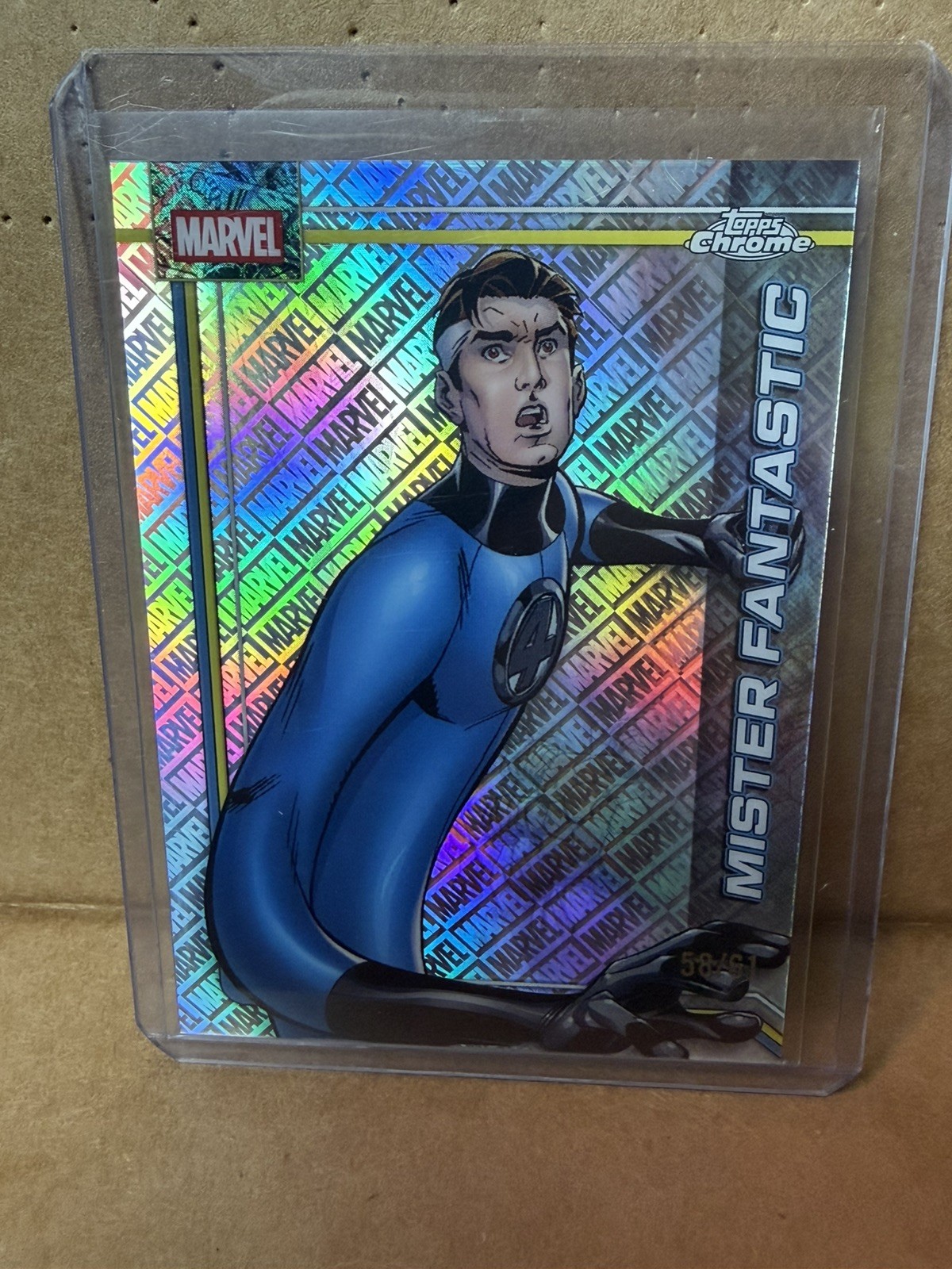 Logofrattore Mister Fantastic 2026 Topps Chrome Marvel 58/61