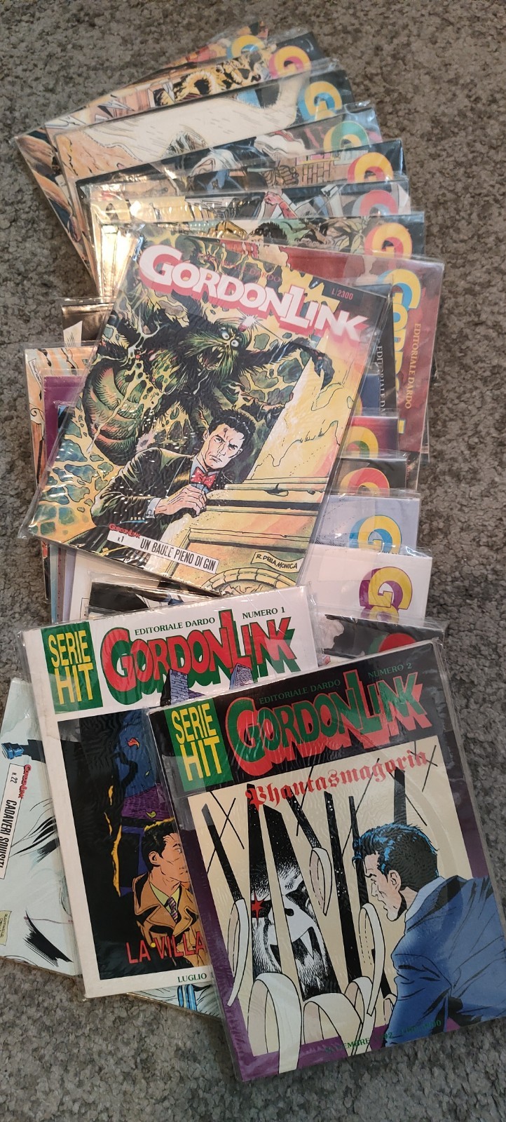 GORDON LINK Serie Completa 1/22 + Speciali SERIE HIT 1 e 2 - Dardo 1991 - OTTIMO