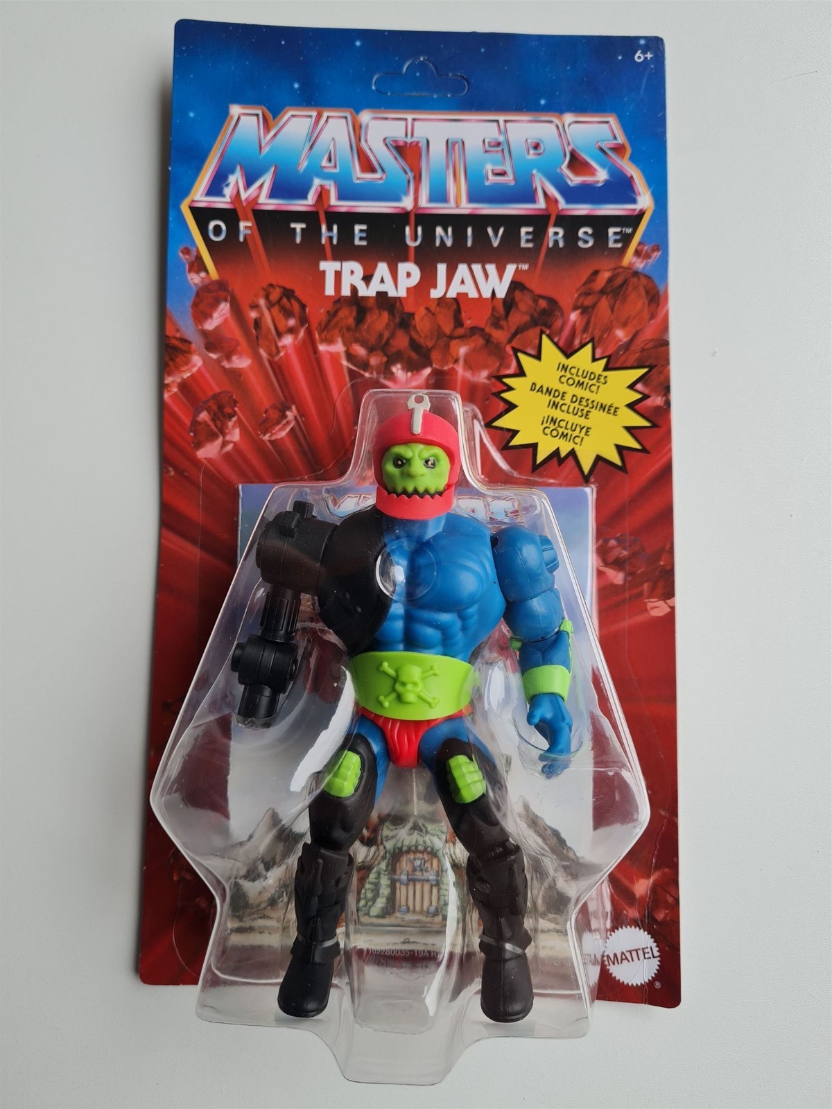 Masters of the Universe MOTU Origins He-Man personaggio NUOVO IMBALLO ORIGINALE Trap-Jaw TrapJaw