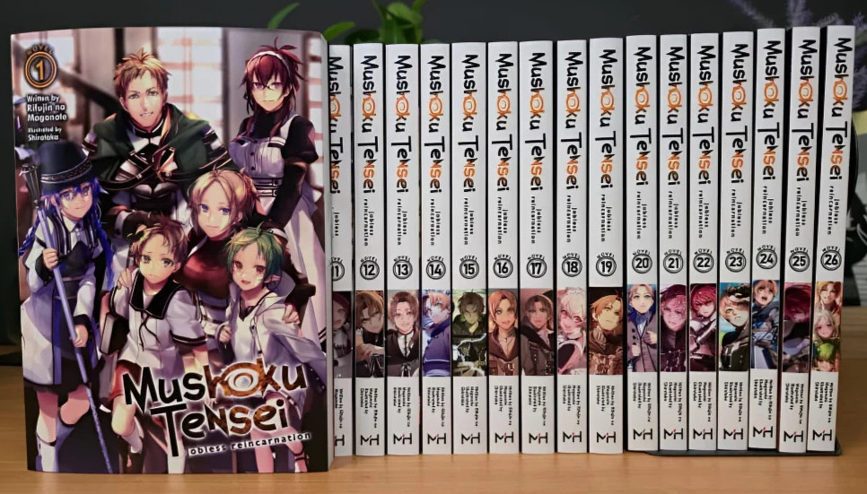 Mushoku Tensei Jobless Reincarnation Vol. 1-26 (light novel) versione inglese