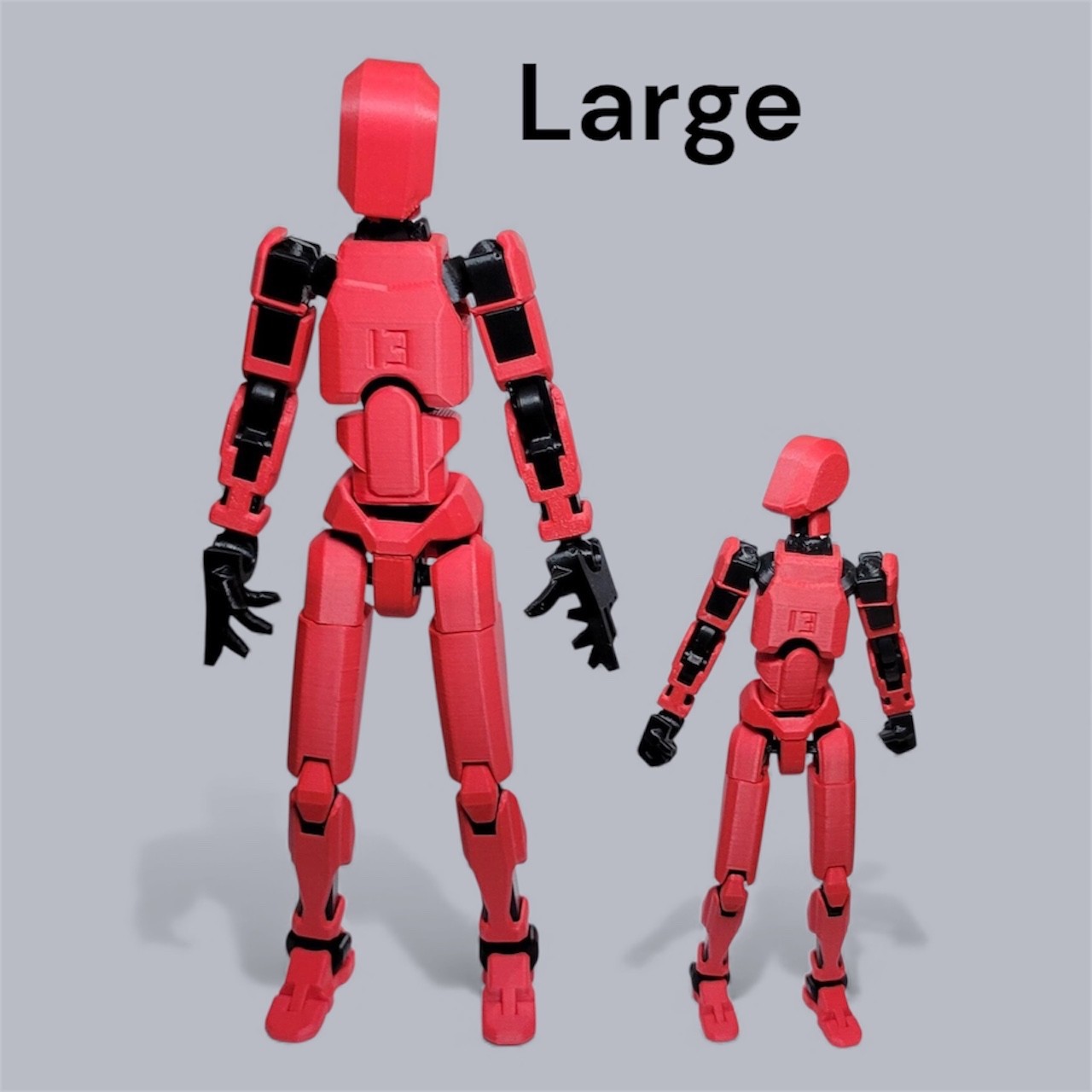 Modellino GRANDE Dummy 13 | Scala 200% Stampato in 3D Titan T13 | - Assemblato NUOVO