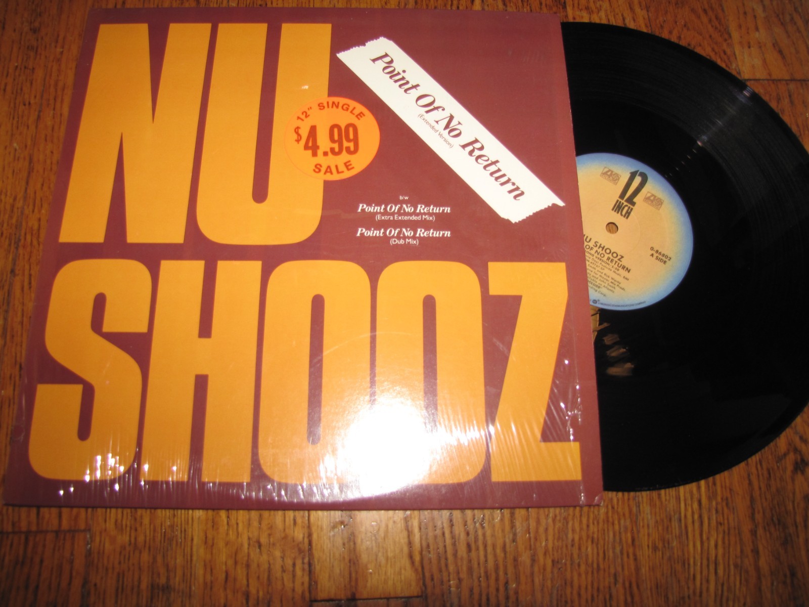 NU SHOOZ - POINT OF NO RETURN - ATLANTINC RECORDS 12" SINGLE