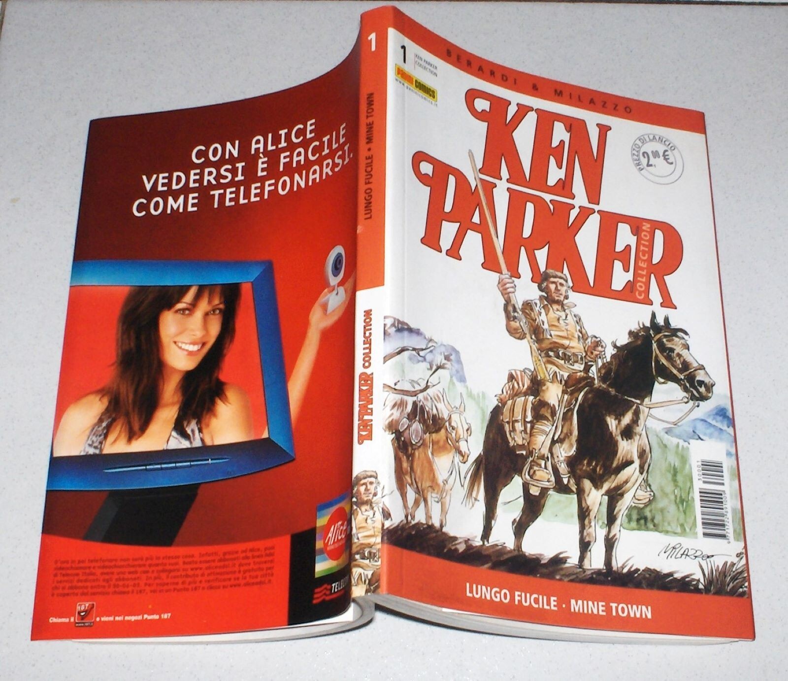 Berardi & Milazzo KEN PARKER 1 Lungo fucile Mine town - Panini Comics 2003