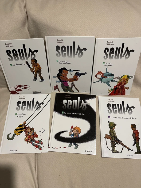 Lot de 6 BD Seuls - Tomes 1, 2, 3, 4, 5, 6 - Éditions Dupuis