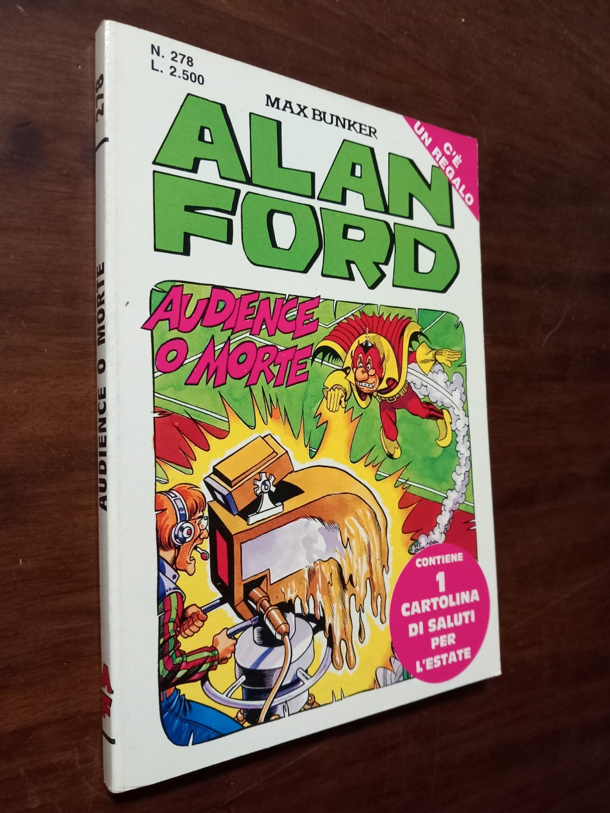 B6654 ALAN FORD I SERIE N° 278 AUDIENCE O MORTE 1992 OTTIMO