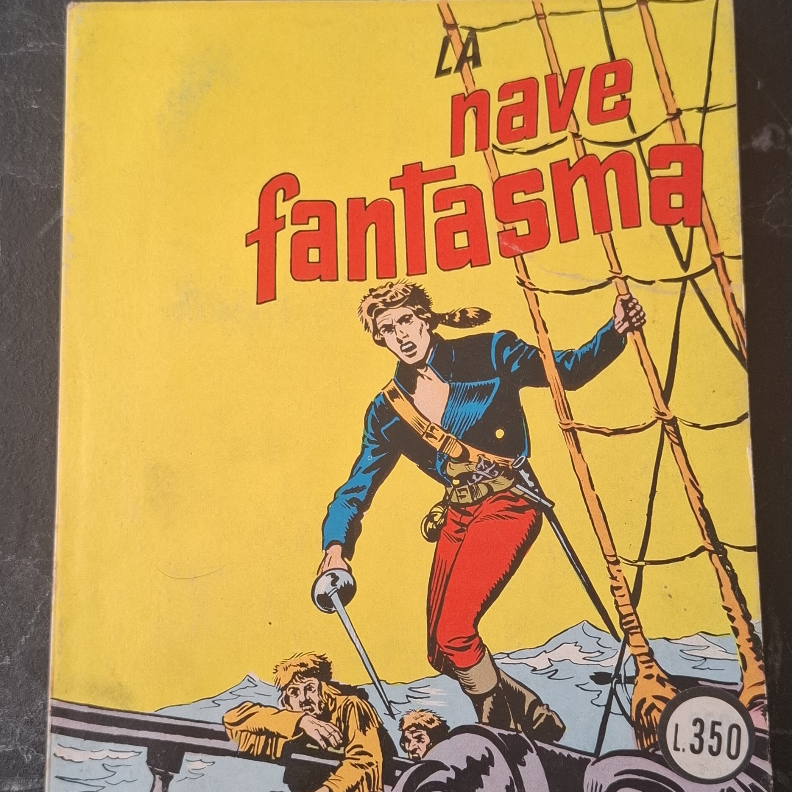 Fumetto "La nave fantasma" - Edizione con copertina (titolo originale)
