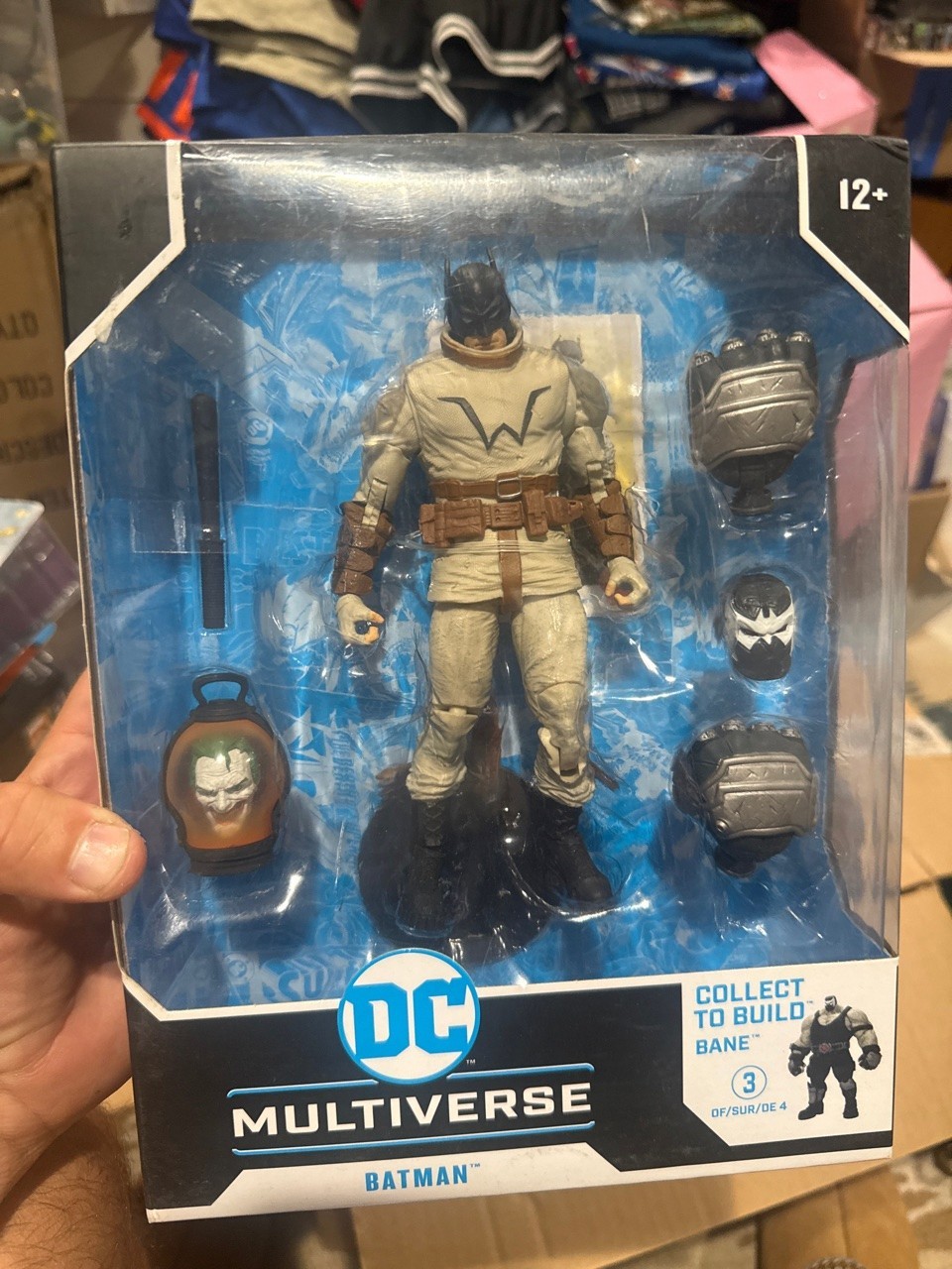 McFarlane DC Multiverse Batman Last Knight on Earth 7in Sealed Box Wear BAF