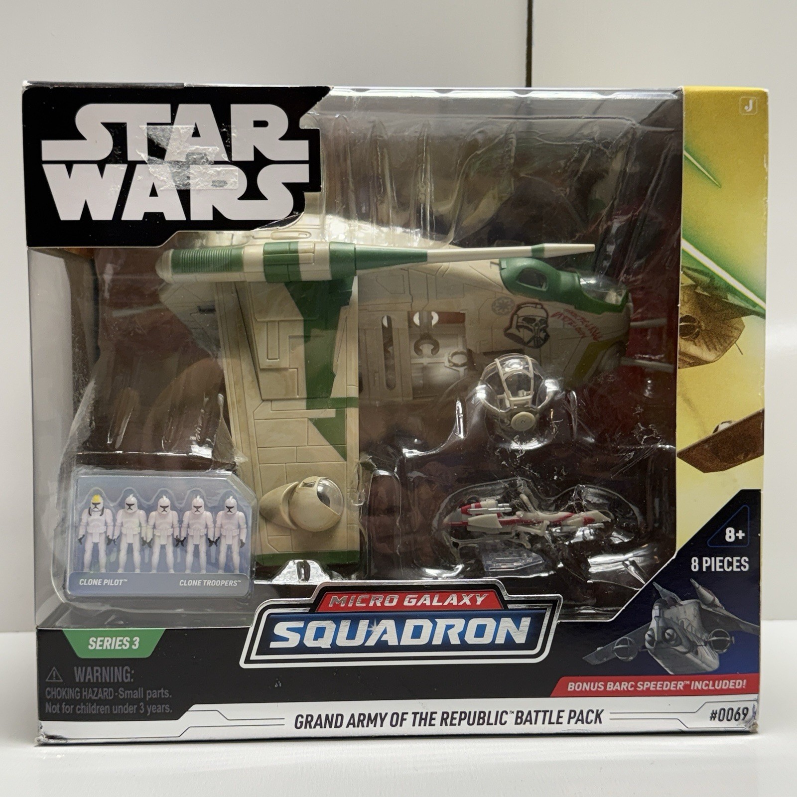 Star Wars 'Micro Galaxy Squadron LAAT Gunship Sepratist Nightmare *nuovo con scatola