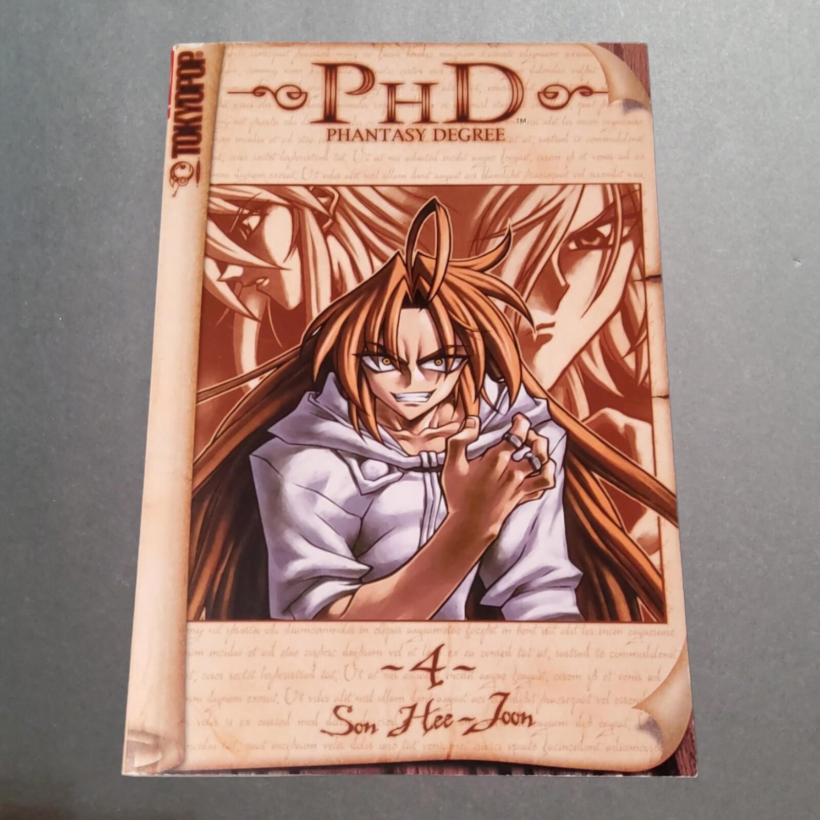 PhD Phantasy Degree Vol 4 Manga Inglese Son Hee-Joon Tokyopop Fuori Produzione Raro Manhwa