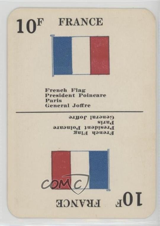 1896 Cincinnati Game of Flags France #10F 0w6