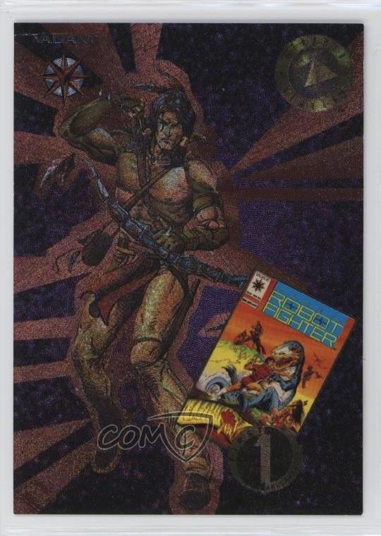 1993 Upper Deck Pyramid The Valiant Era First Appearance Robot Fighter #FA7 1i9m