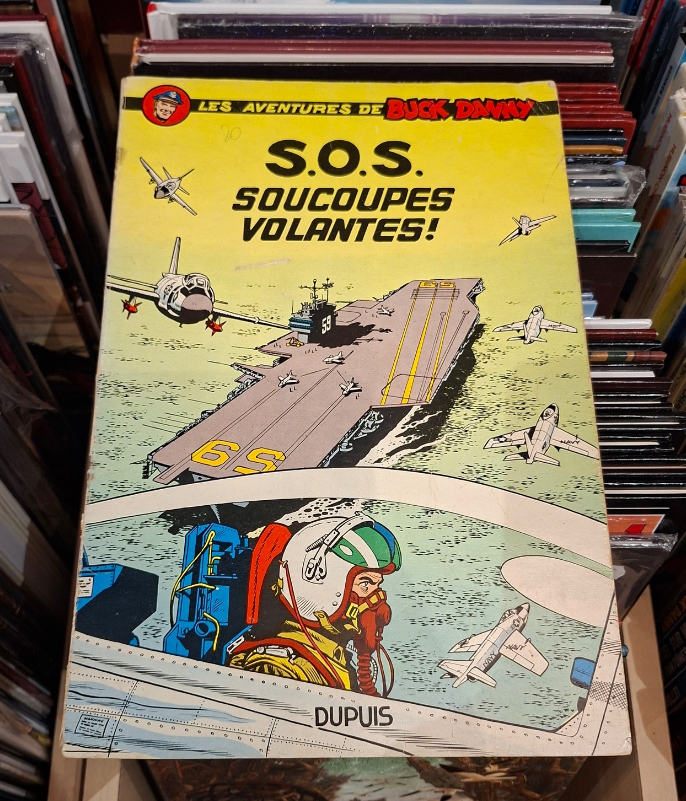Buck Danny T.20 S.O.S. Soucoupes volantes_ Hubinon - Charlier _ Dupuis E.O. 1959