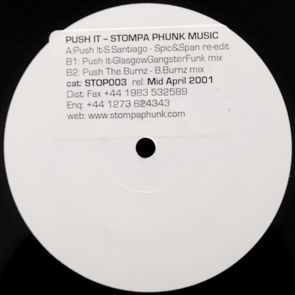 Stompa Phunk Vs Outpost Production Push It 12" Vinile UK Stompa Phunk Music 2001
