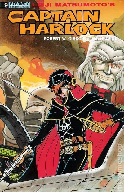Capitano Harlock #9 FN 1990 Immagine Stock