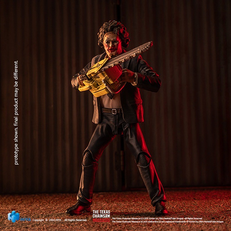 Maschera HIYA Leatherface Pretty Woman 1974 Texas motosega massacro 10,8 cm in magazzino