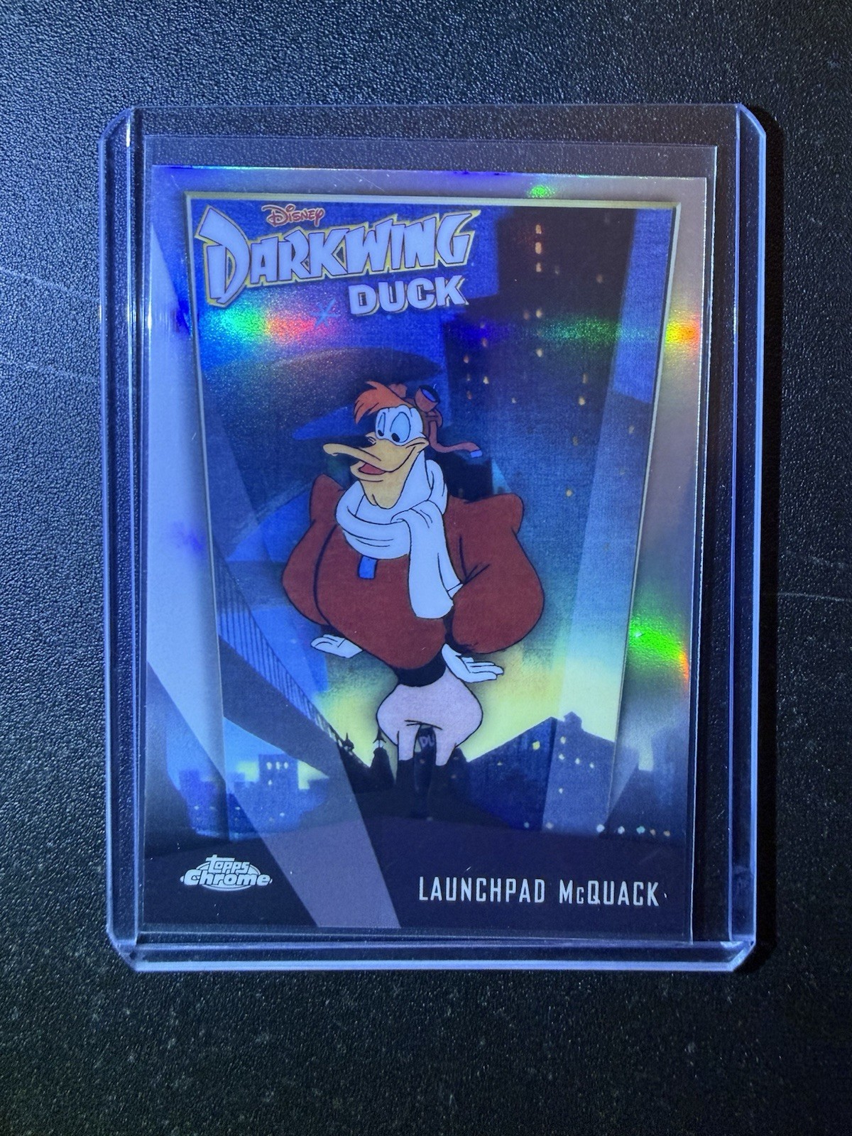 2026 Topps Chrome Disney Darkwing Duck 35° anniversario #DD-5 Launchpad McQuack