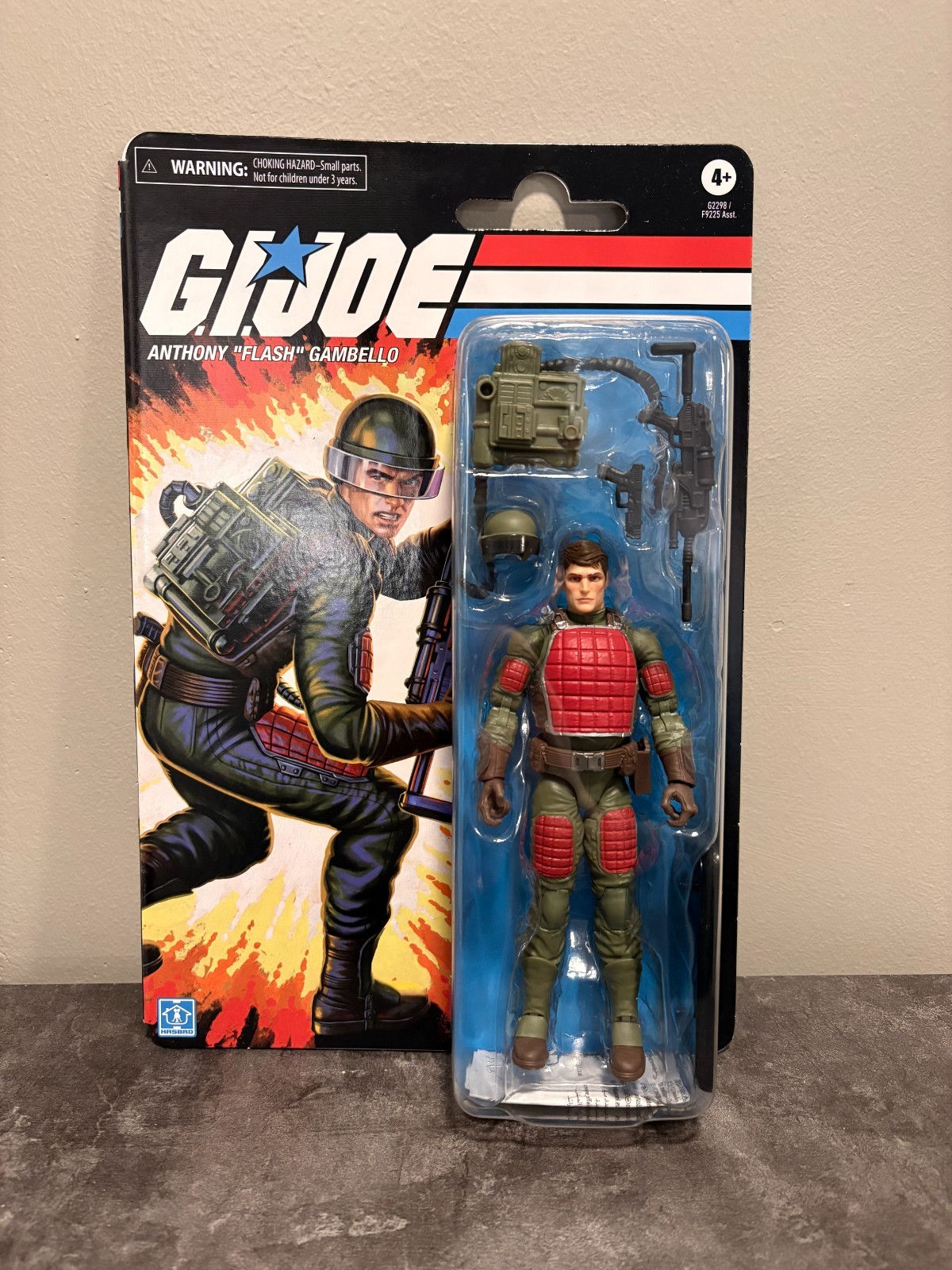 G.I. Joe Classified Retro Cardback Anthony Flash Gambello 6 in Modellino